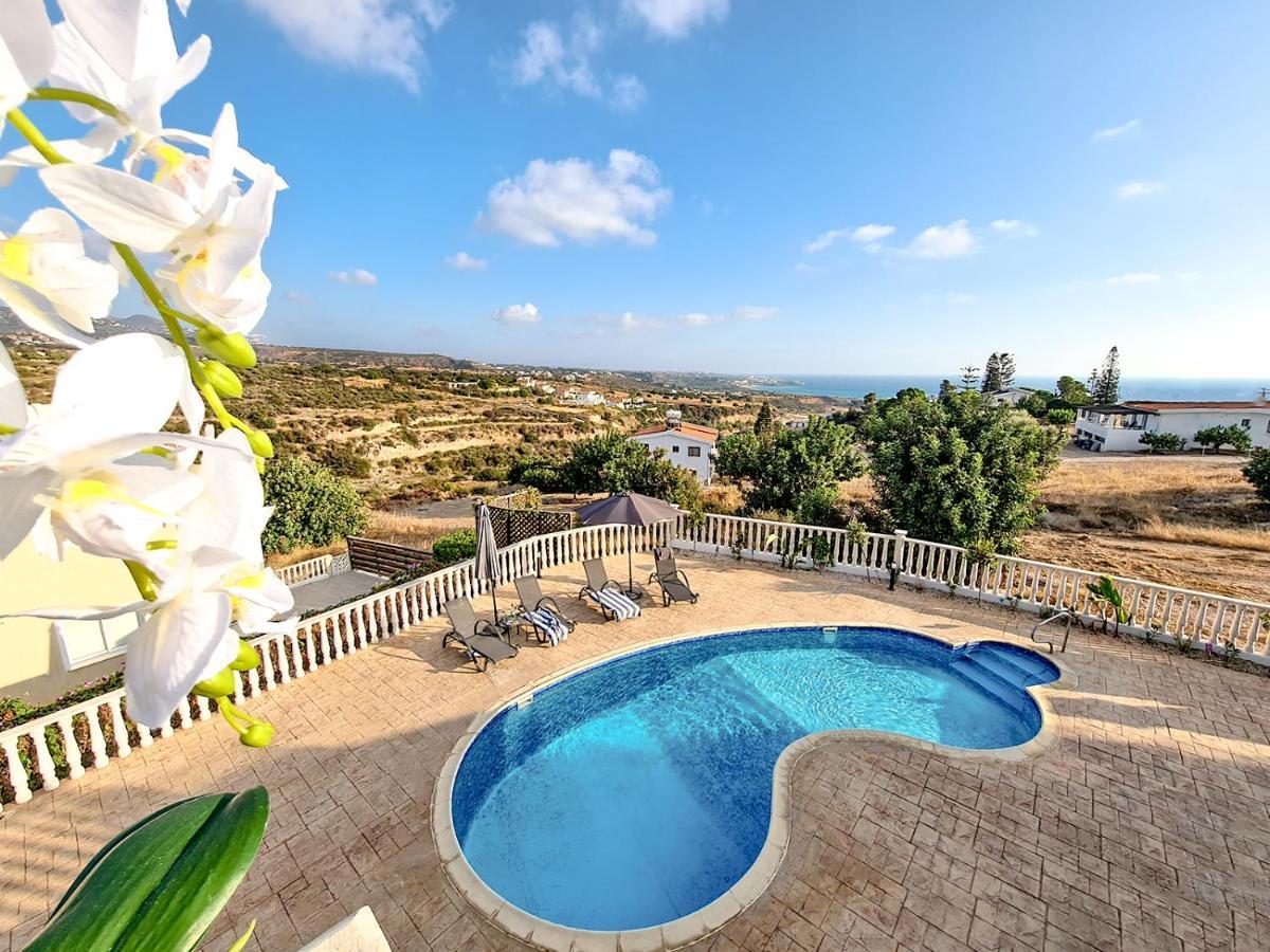 Katya-Sofia Villa - Tranquility With Sea View Peyia Exterior foto